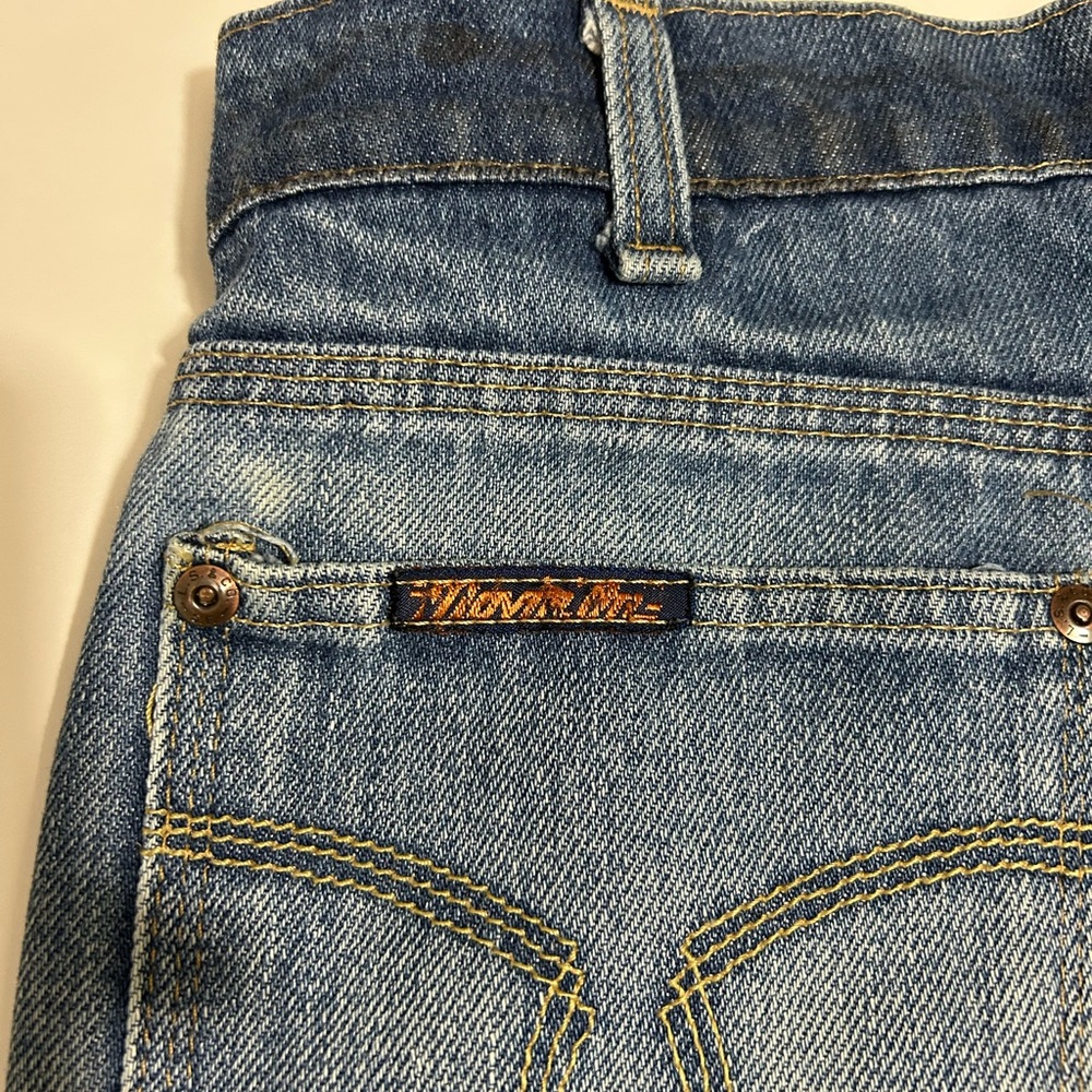 Rare Vintage Levi’s 70s Women’s Mom  Orange Label Movin On’ Jeans 28x28 - Picture 8 of 16